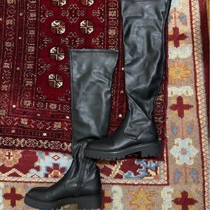 SARTO Knee-High Leather Boots
